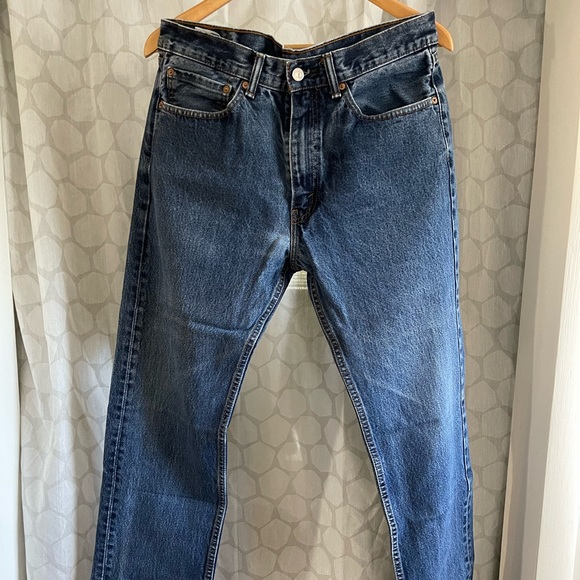 Mens Levi’s 505 jeans 👖: W:34” / L: 34” Pre Owned - Picture 3 of 5